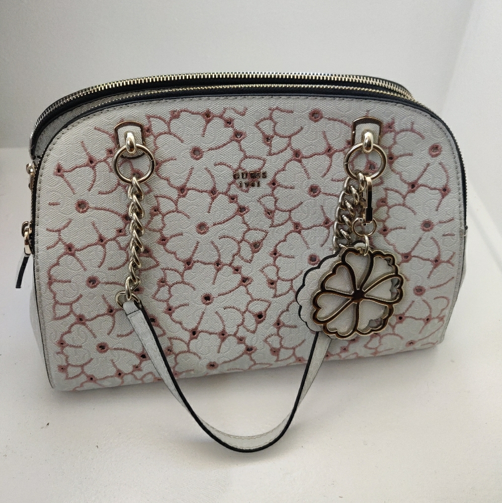 Guess Handbag Flower Print NEW